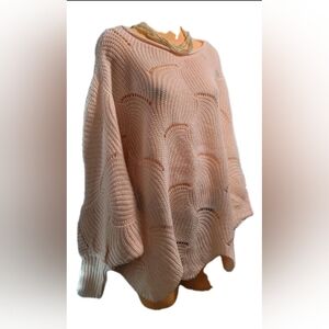 NEW C+D+M Pink Sugar Lips Knit Cardigan Sweater Size M NWT Deshire Boutique